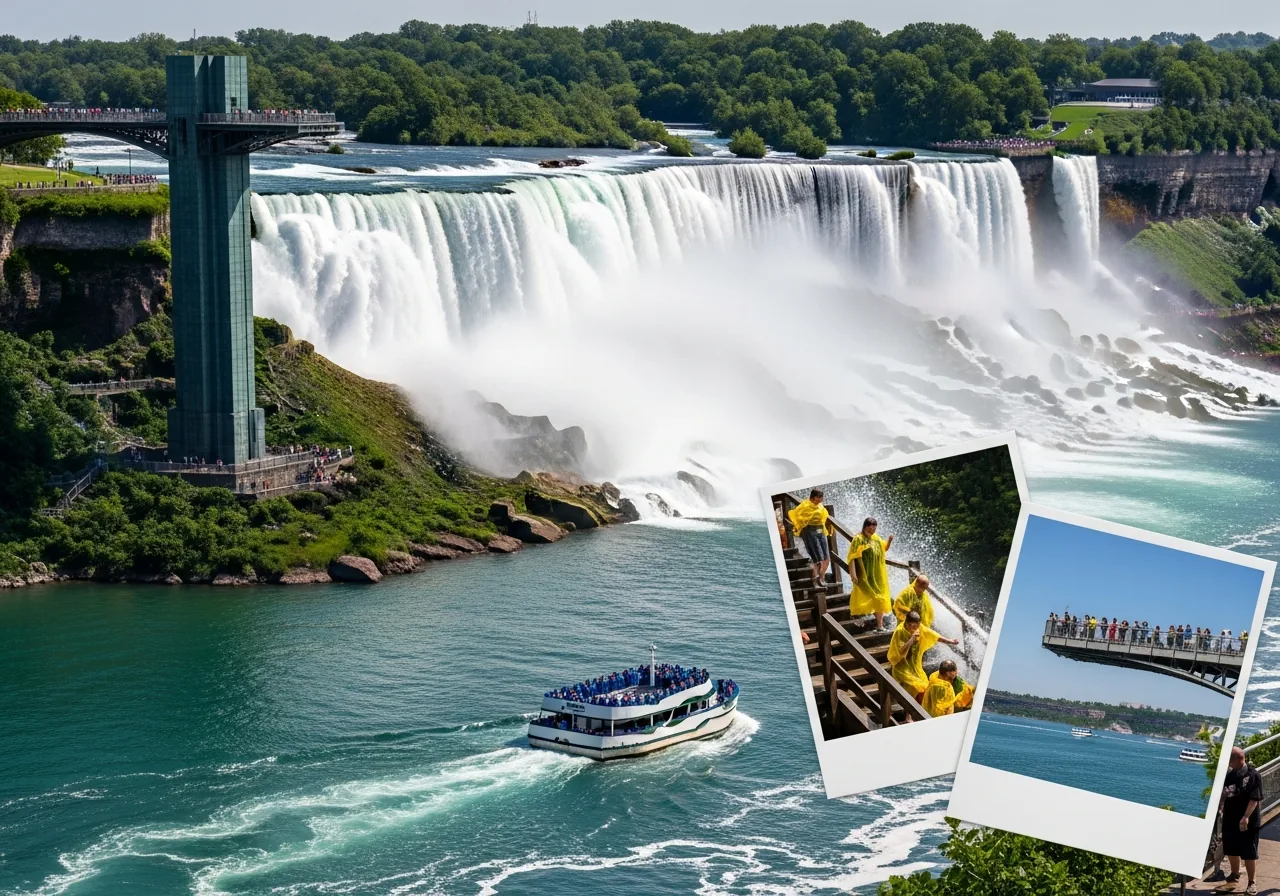 American side Niagara Falls tour with Cave of the Winds and Maid of the Mist