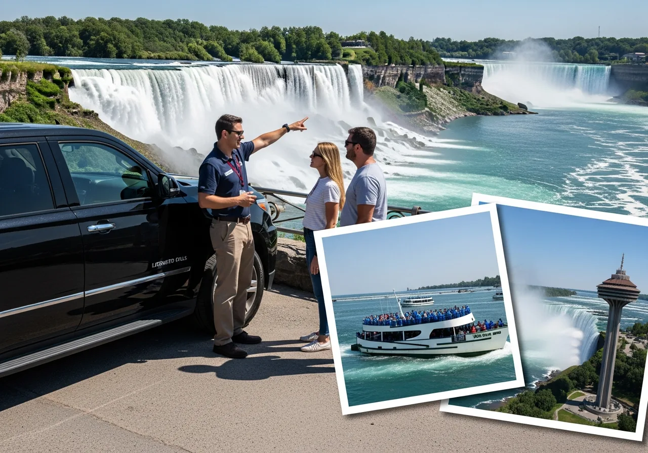Private deluxe Niagara Falls both-sides tour with luxury vehicle and guide
